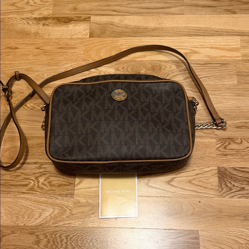 Michael Kors Dark Brown Messenger Bag